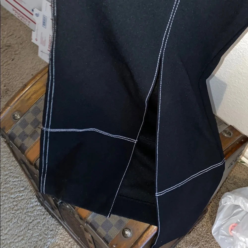 INC Plus Size Slit-Front Pants - Picture 5 of 7